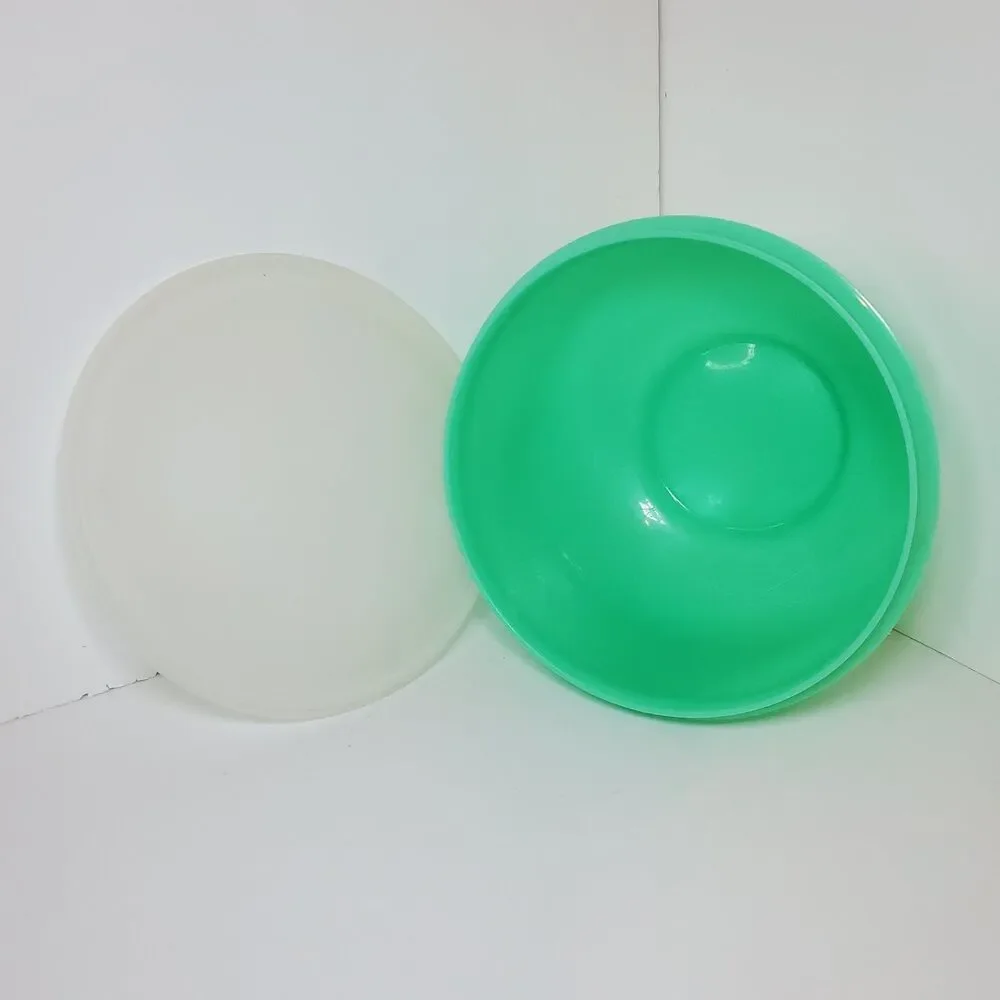 Vintage Tupperware Crisp It Lettuce Keeper 1424 Lid 1425 Jadeite Green